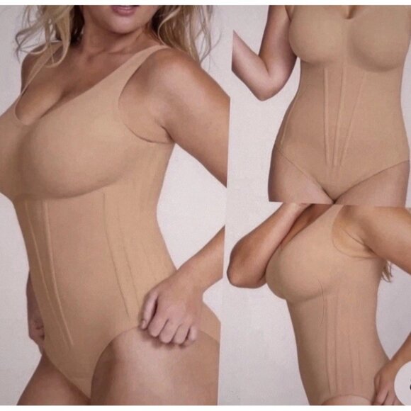 Honeylove Boldness Bodysuit Size 1X Sculpting Shapewear Body-Contouring - Picture 1 of 12